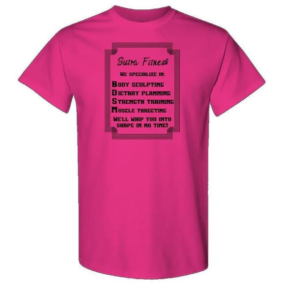 Sutra Fitness Pinkblack Shirt - Picture 1 of 4